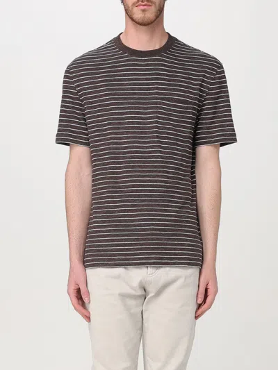 BRUNELLO CUCINELLI T-SHIRT BRUNELLO CUCINELLI MEN COLOR DARK,G65466102