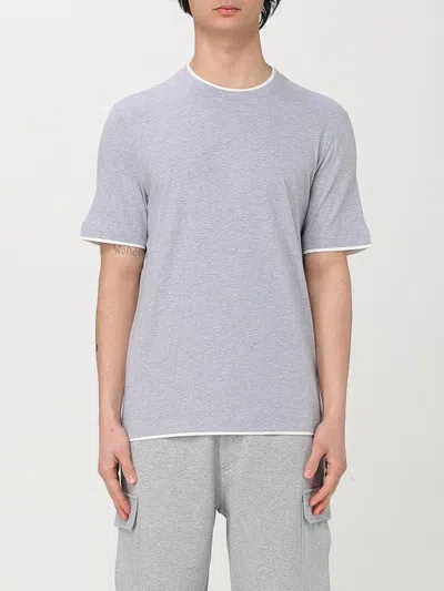 Brunello Cucinelli T-shirt  Men Color Grey In Grey