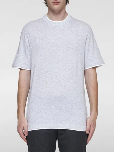 Brunello Cucinelli T-shirt  Herren Farbe Grau 2 In Grau 2