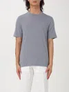Brunello Cucinelli Grey Cotton T-shirt In Grau