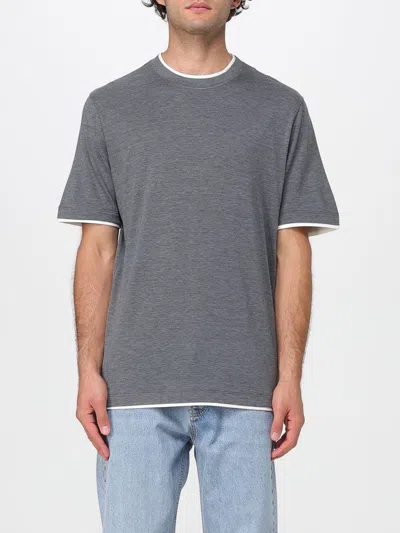 Brunello Cucinelli T-shirts And Polos Grey In Gray