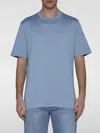 BRUNELLO CUCINELLI T-SHIRT BRUNELLO CUCINELLI MEN COLOR TURQUOISE,F28084008