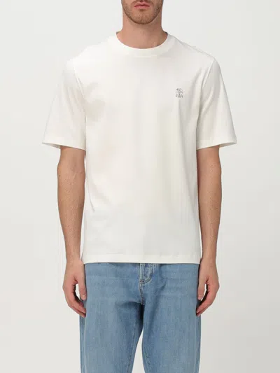 BRUNELLO CUCINELLI T-SHIRT BRUNELLO CUCINELLI MEN COLOR WHITE,431492001