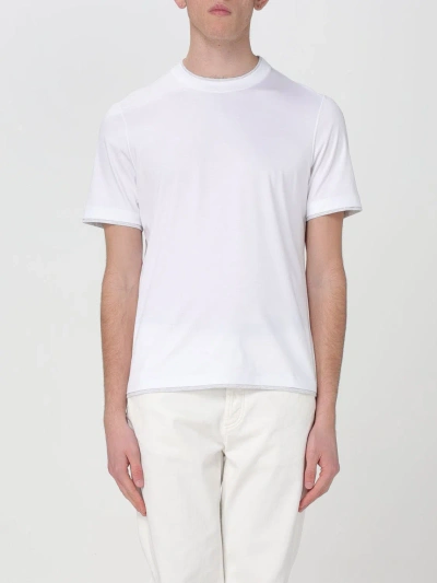 BRUNELLO CUCINELLI T-SHIRT BRUNELLO CUCINELLI MEN COLOR WHITE,F28856001