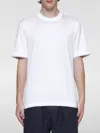 Brunello Cucinelli T-shirt With Faux-layering In Weiss