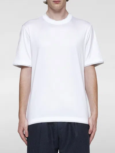 BRUNELLO CUCINELLI T-SHIRT BRUNELLO CUCINELLI MEN COLOR WHITE,F82721001