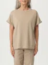 Brunello Cucinelli T-shirt  Woman Color Beige In Gold