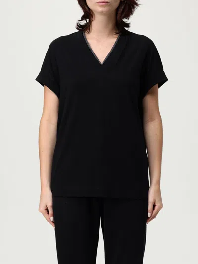 Brunello Cucinelli T-shirt  Woman Color Black