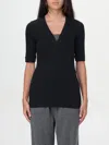 Brunello Cucinelli Monili-embellished T-shirt In Black