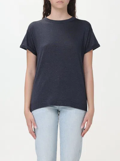 Brunello Cucinelli T-shirt  Woman Color Blue 1