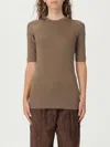 Brunello Cucinelli T-shirt  Woman Color Brown