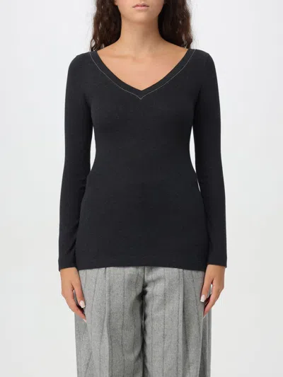 Brunello Cucinelli T-shirt  Woman Color Charcoal