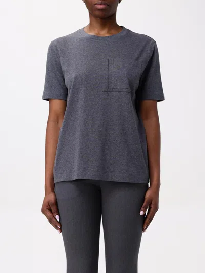 Brunello Cucinelli T-shirt  Woman Color Grey In Grey