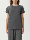 Brunello Cucinelli Rolled Crew Neck Keyhole Back Top