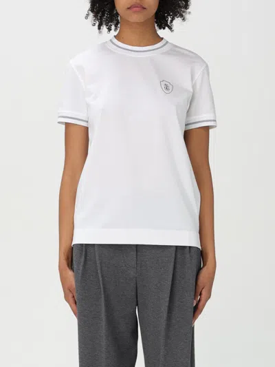 Brunello Cucinelli T-shirt  Woman Color White