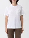 Brunello Cucinelli Crewneck T-shirt With Monili Pocket In Multi