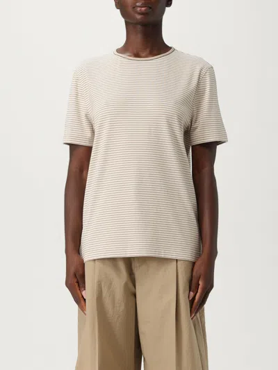 Brunello Cucinelli T-shirt  Woman Color White In Neutral