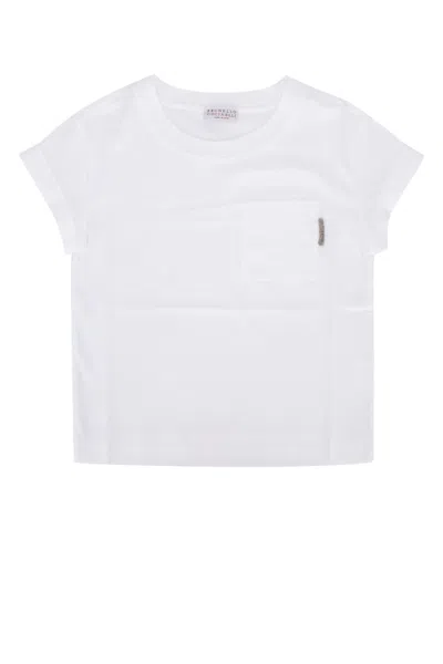 Brunello Cucinelli Kids' T-shirt In C159