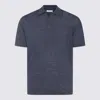 Brunello Cucinelli Buttoned Short-sleeved Polo Shirt In Galassia