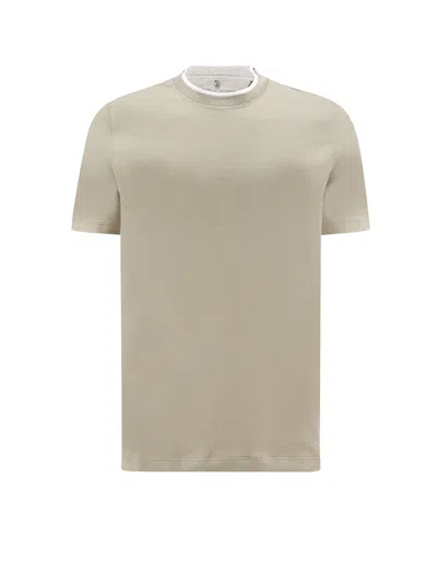 Brunello Cucinelli T-shirt In Green