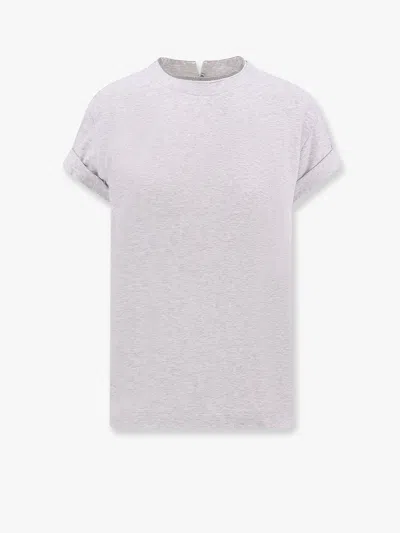 Brunello Cucinelli T-shirt In Grey