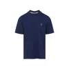 Brunello Cucinelli Classic Round Neck Cotton T-shirt In Blue