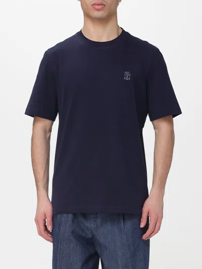 Brunello Cucinelli T-shirt Men  In Multi