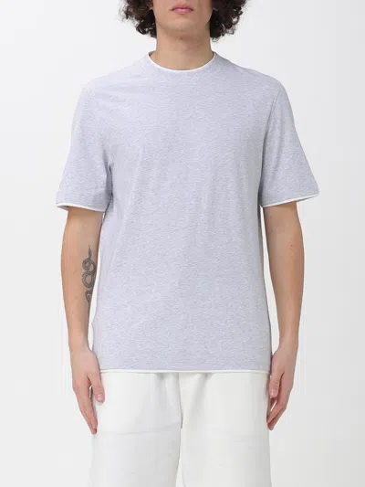 Brunello Cucinelli T-shirt Men  In Gray