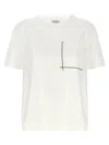 Brunello Cucinelli Cotton Jersey T-shirt With Shiny Pocket Detail