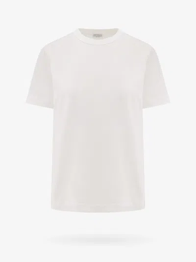 Brunello Cucinelli T-shirt In White