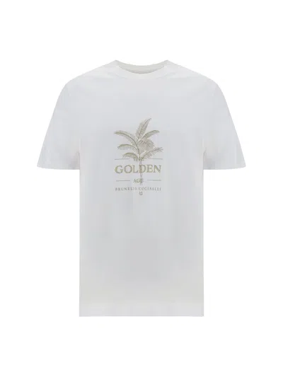 Brunello Cucinelli T-shirt In White