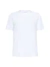 Brunello Cucinelli Classic Cotton T-shirt For Men In White
