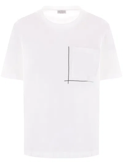 Brunello Cucinelli T-shirt In White