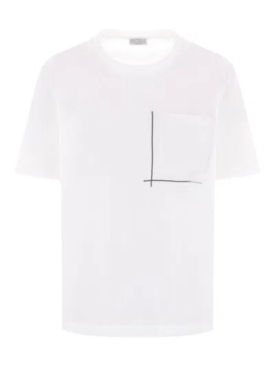 Brunello Cucinelli T-shirt With Decoration