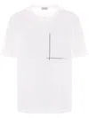 Brunello Cucinelli Classic Pocket Tee Shirt Clothing In White