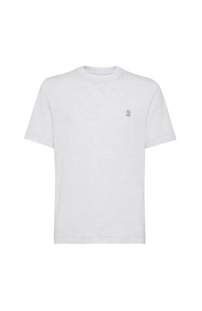 BRUNELLO CUCINELLI BRUNELLO CUCINELLI T-SHIRT WITH FAUX-LAYERING