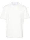 Brunello Cucinelli Solid Crewneck T-shirt In Beige