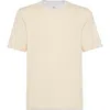 Brunello Cucinelli Cotton & Linen Jersey Solid T-shirt In Ginger