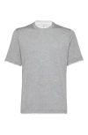 Brunello Cucinelli Layered Crew-neck T-shirt In Grey