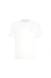Brunello Cucinelli Cotton Jersey Crew Neck T-shirt With Logo In White