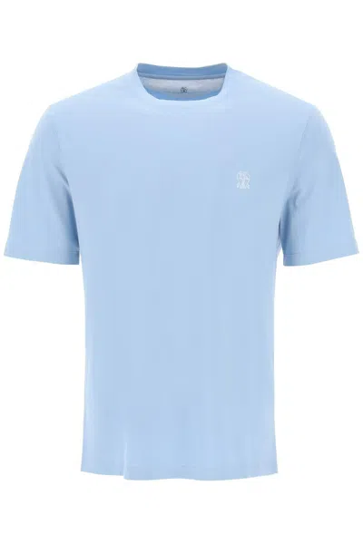 Brunello Cucinelli T-shirt In Blue