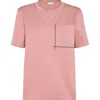 Brunello Cucinelli T-shirt With Monili In Pink