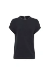 Brunello Cucinelli T-shirt With Precious Faux Layering