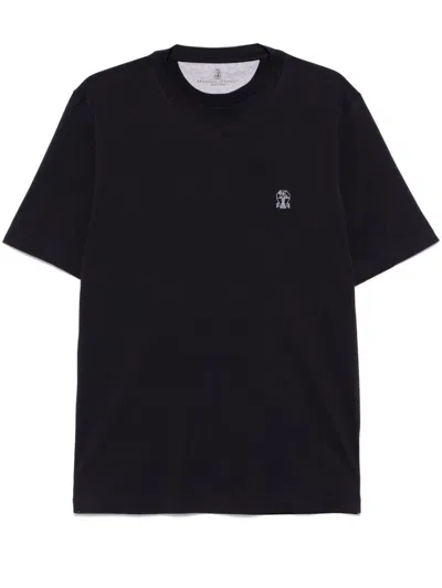 BRUNELLO CUCINELLI T-SHIRT WITH PRINT