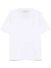 Brunello Cucinelli Cotton Crew Neck Monochrome T-shirt In White