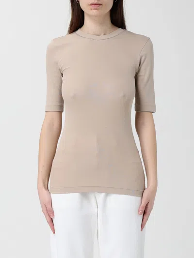 Brunello Cucinelli T-shirt Woman  In Gray