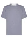 Brunello Cucinelli Double Layer Crewneck T-shirt
