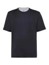 Brunello Cucinelli Contrasting-trim Jersey T-shirt