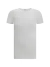 Brunello Cucinelli Balanced Silhouette Cotton T-shirt With Monochrome Pattern