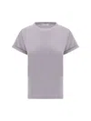 Brunello Cucinelli T-shirts In Gray